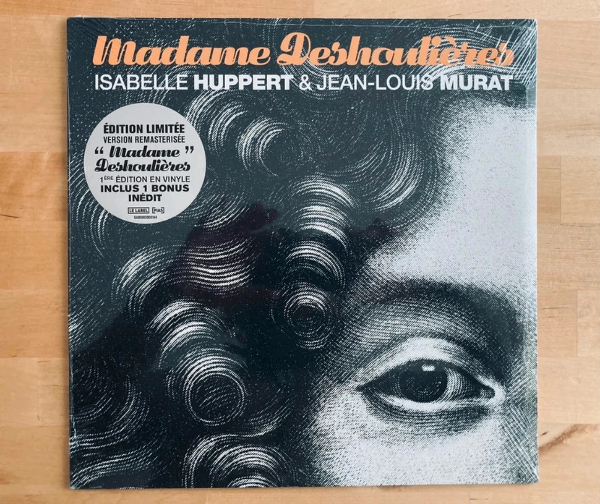 Disque vinyle 33T Jean-Louis Murat/Isabelle Hupert Mme Deshoulières.